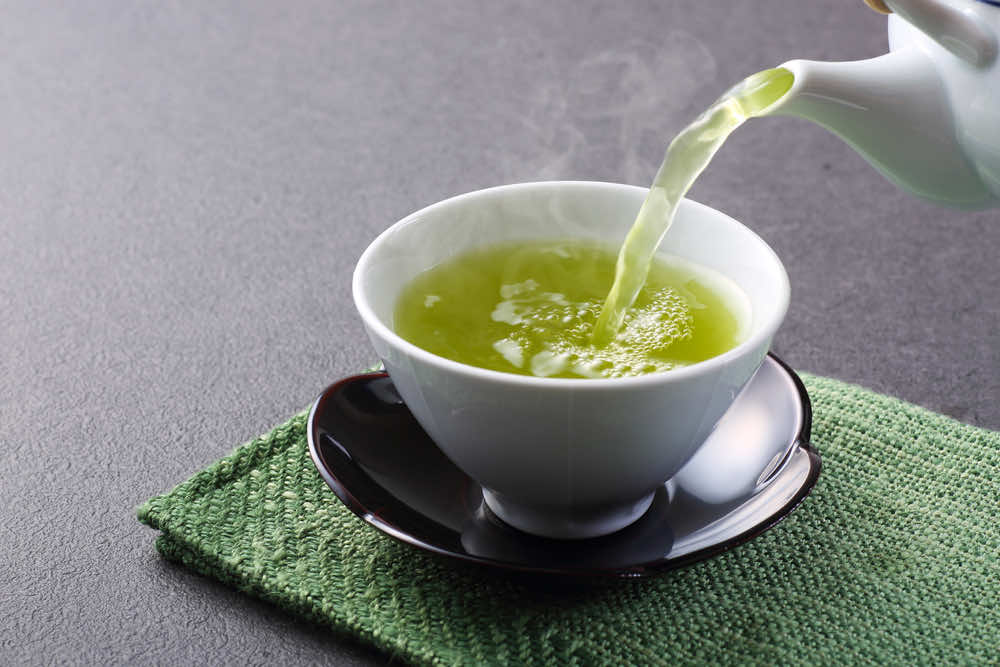 trà xanh - cải thiện làn da khỏe mạnh